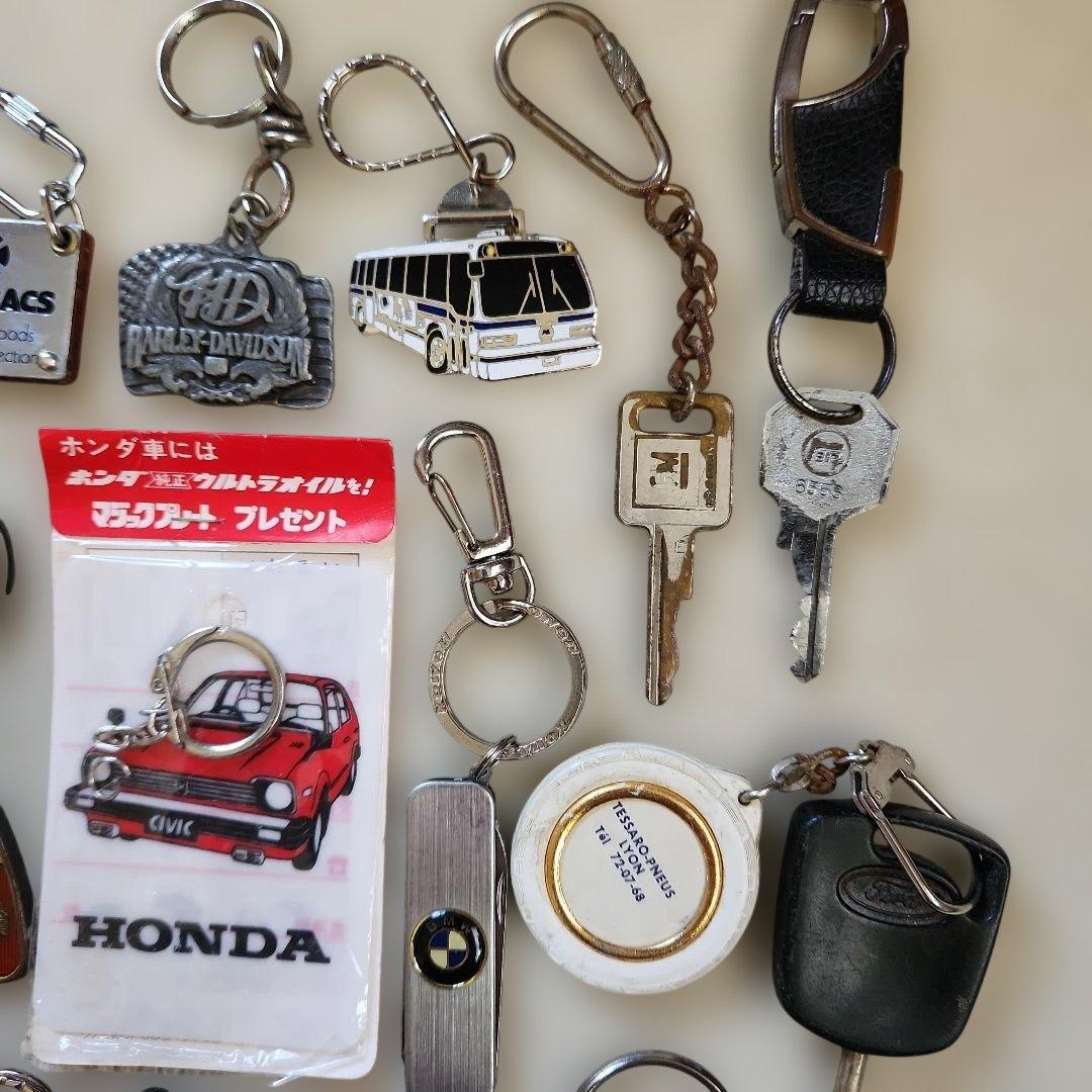 ヴィンテージ キーホルダー 旧車 アメ車 大量 シャビー レトロ アンティーク