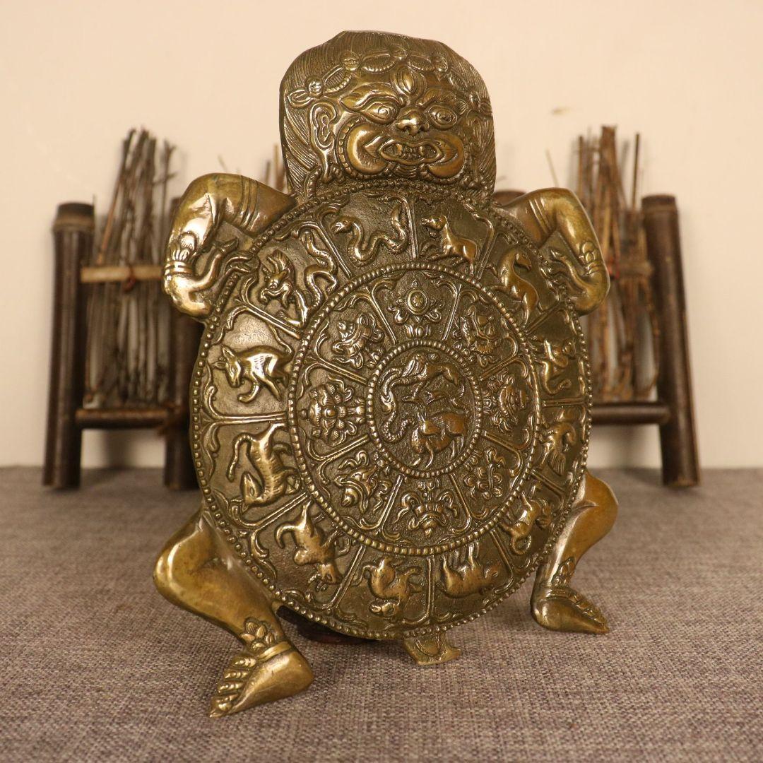 十二支八宝兎亀 法器 装飾品 現代工芸品 美術品 置物