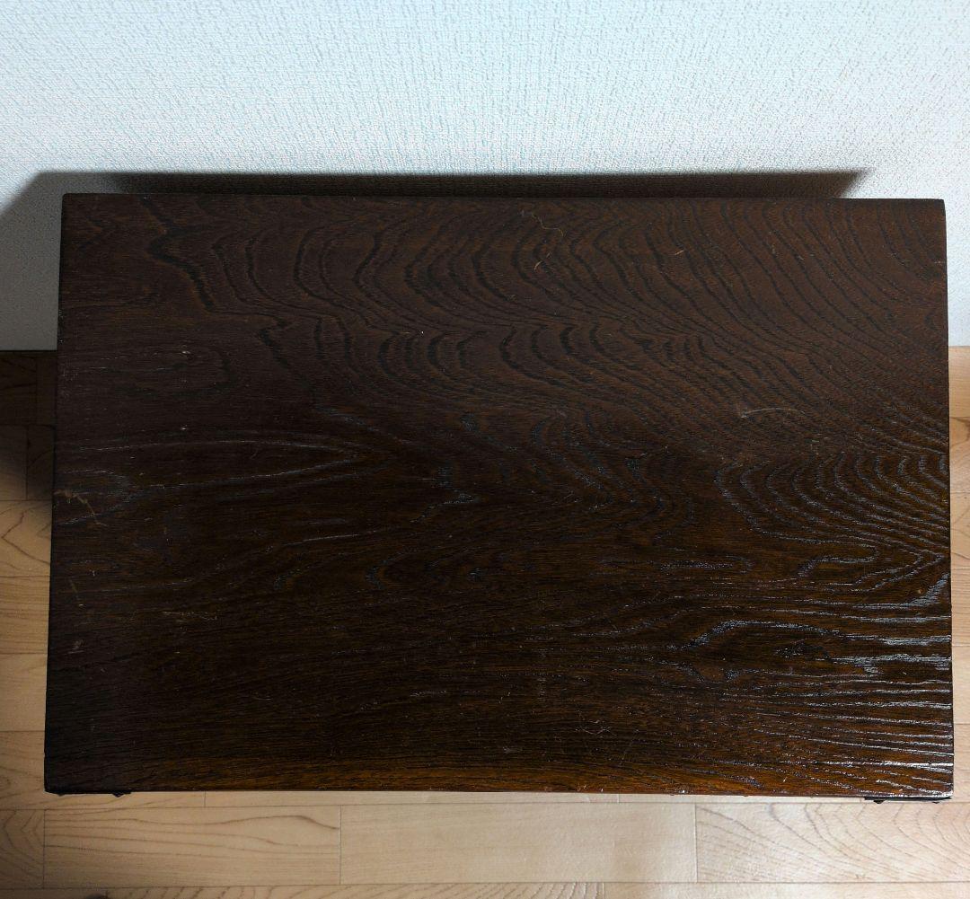欅　けやき　木製箪笥　ダークブラウン