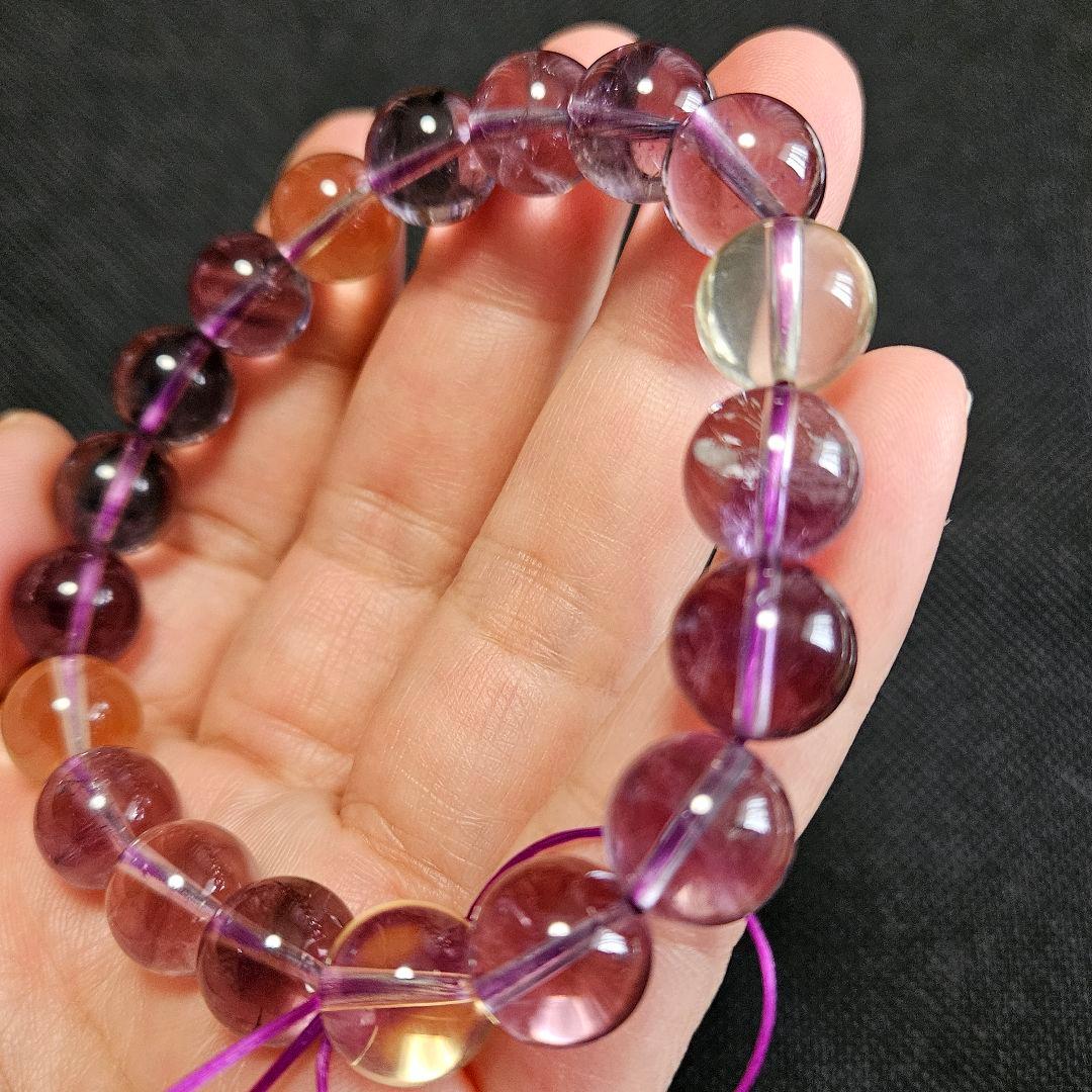 天然 アメトリンブレスレット 10mm