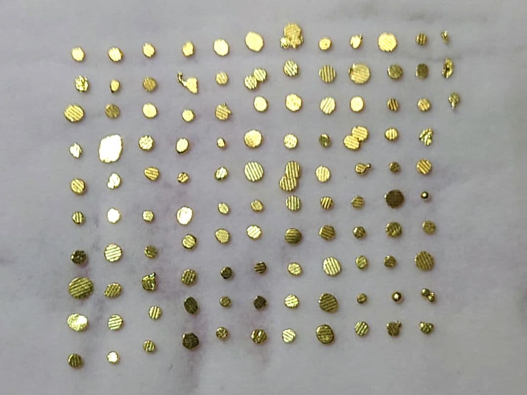 土肥金山 純金粒 砂金 110粒+α L