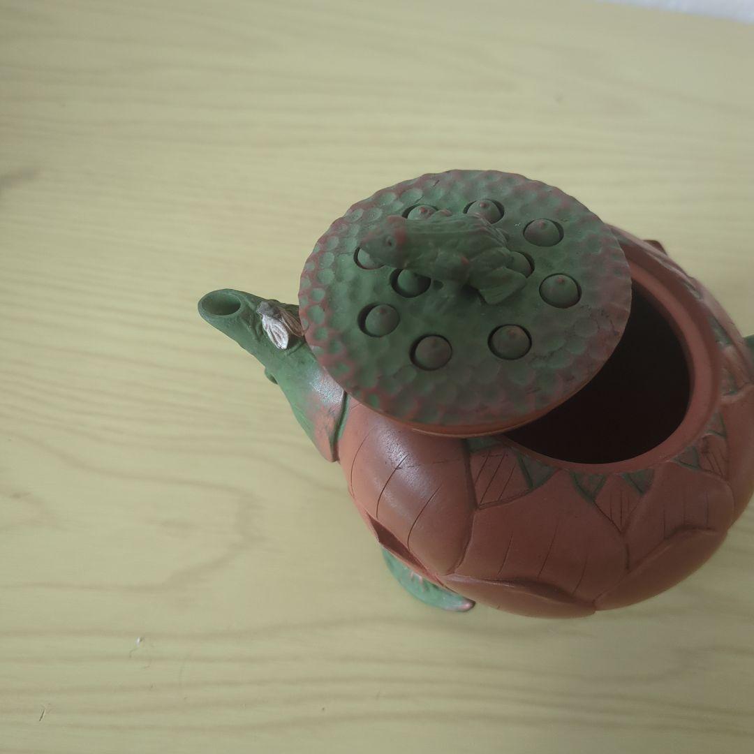 おもしろ急須　茶道具かえる　セミ