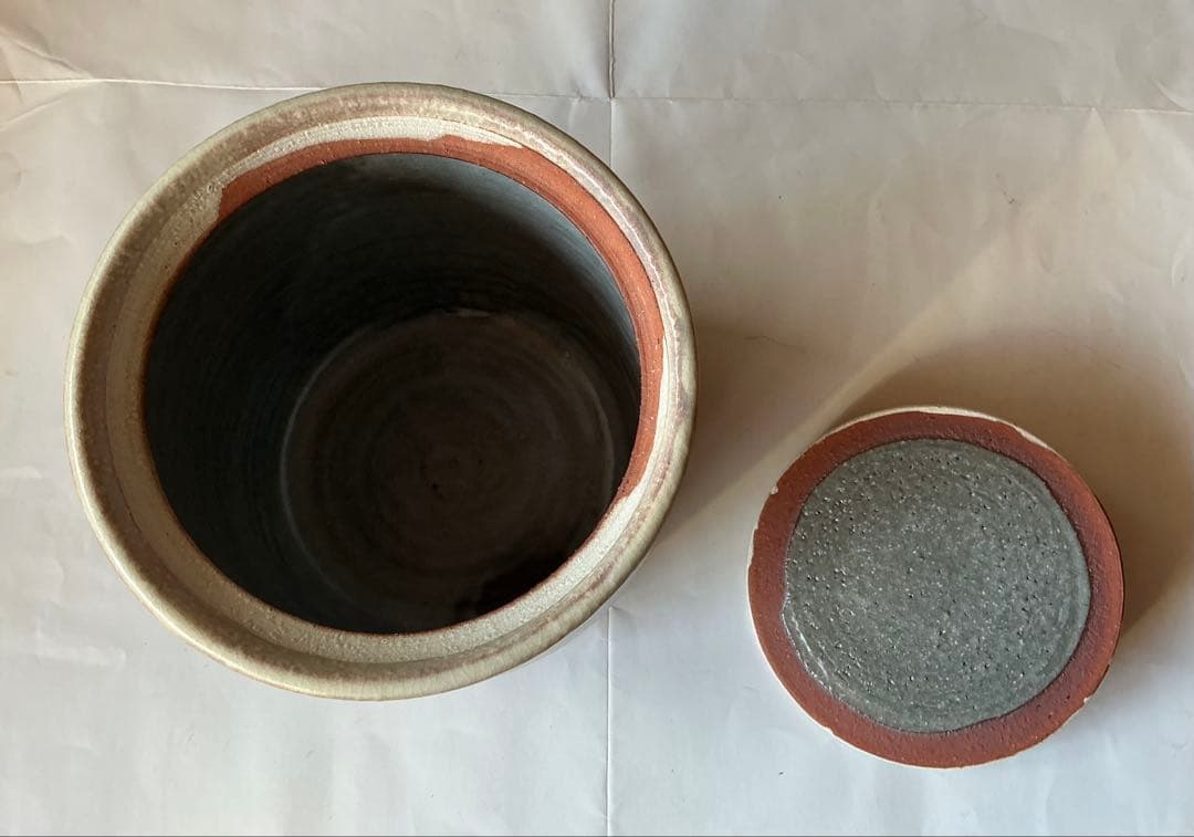 茶道具　萩焼　岡田裕　作　水指