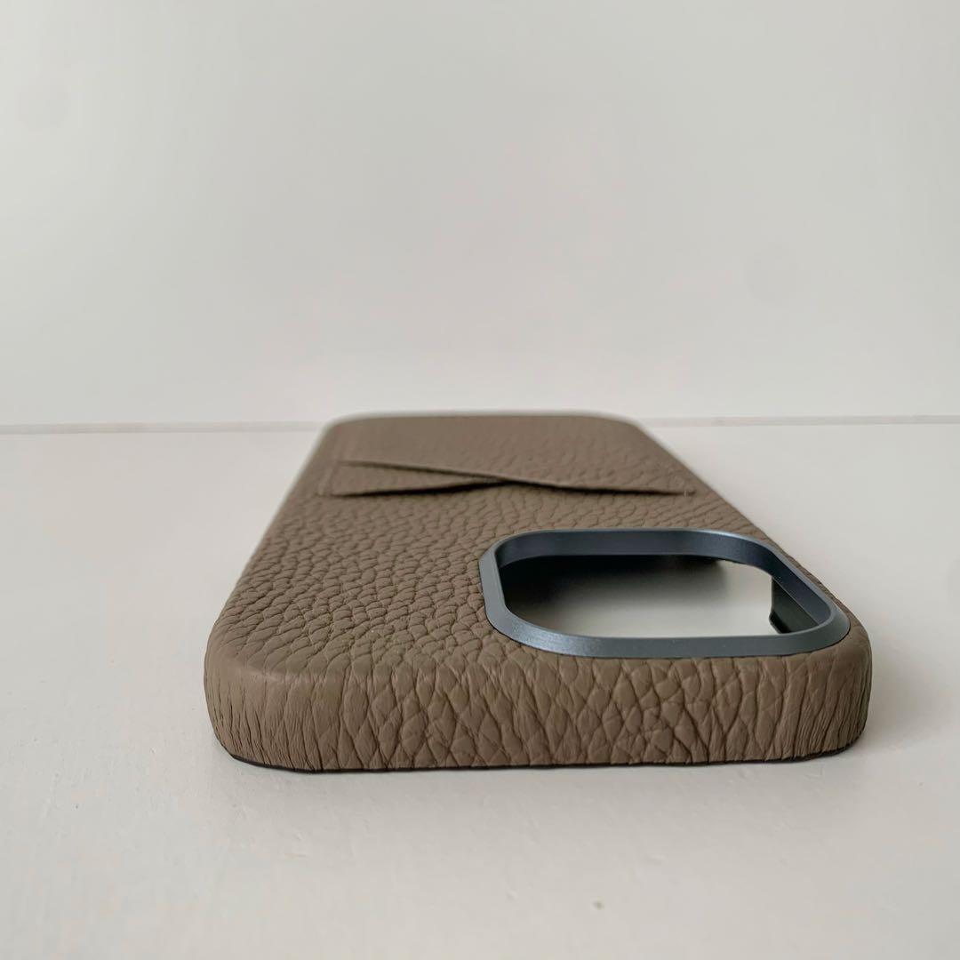 【BONAVENTURA】iPhoneケース 16 ProMAX エトープ　新品
