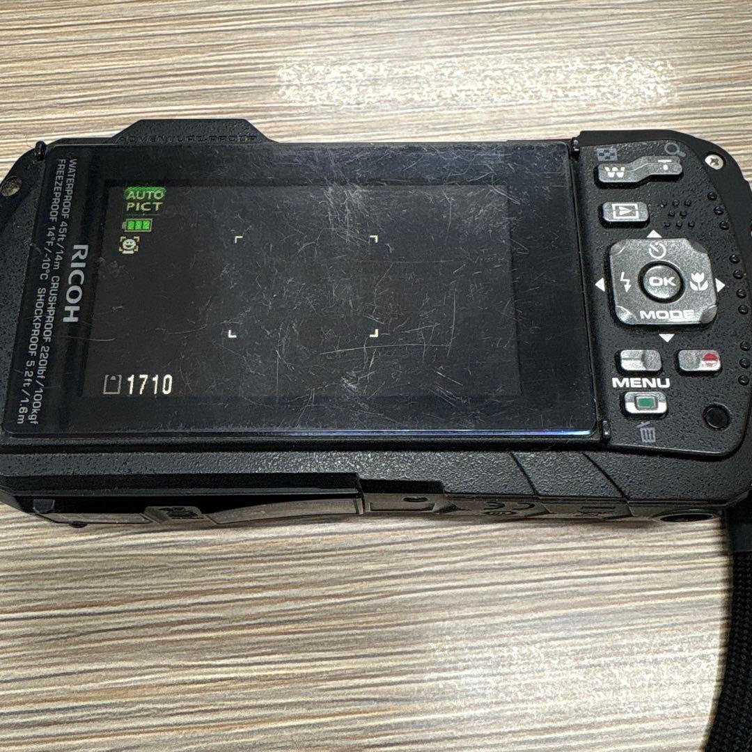 RICOH WG-60 ブラック コンパクトデジタルカメラ　中古