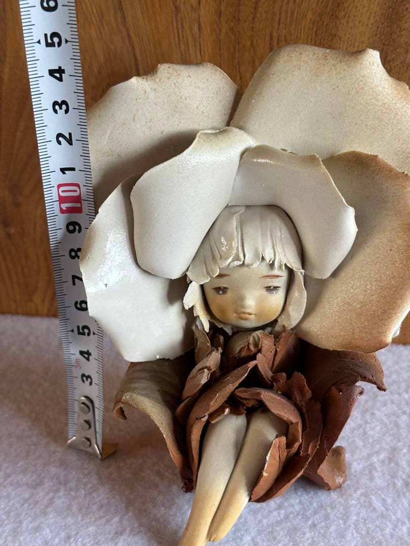 陶器人形　陶器人形作家 竹内祥子作　創作人形　美術品　工芸品　アート