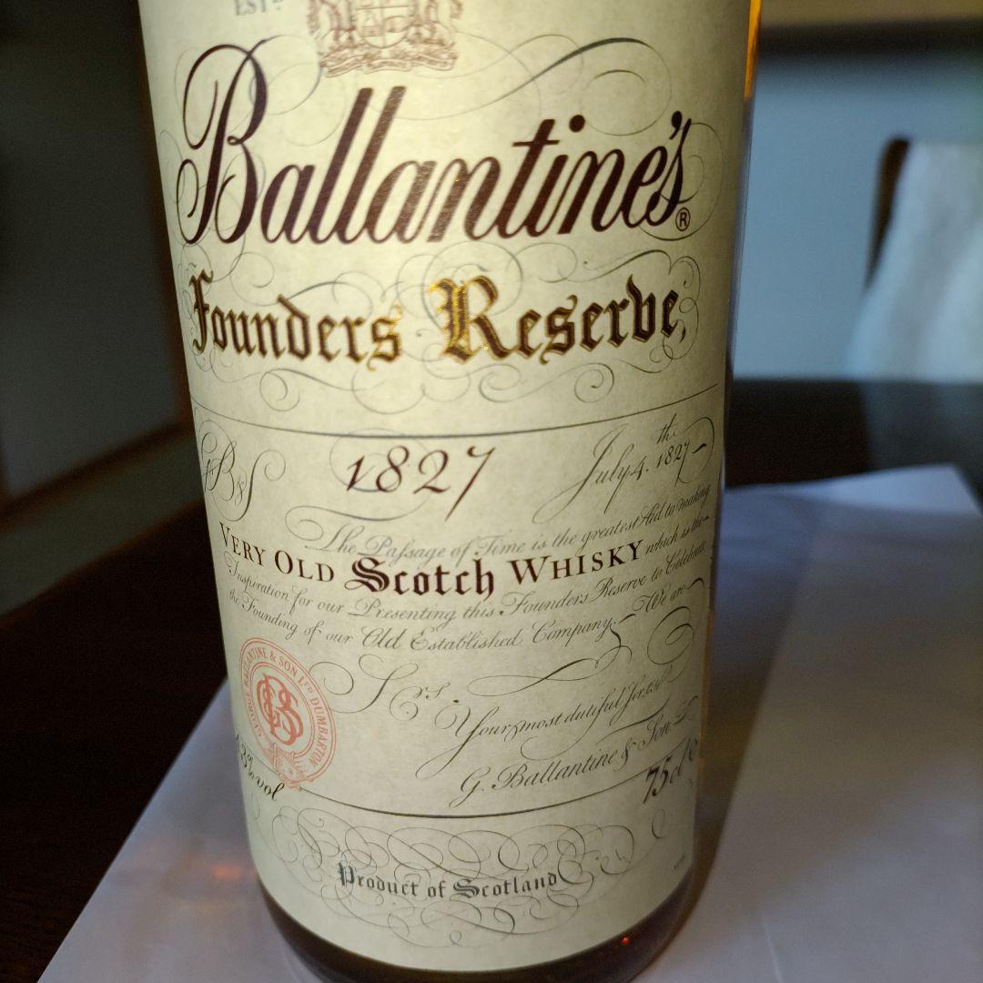 Ballantine's ファンダーズレゼルブ 1827年スコッチウイスキー