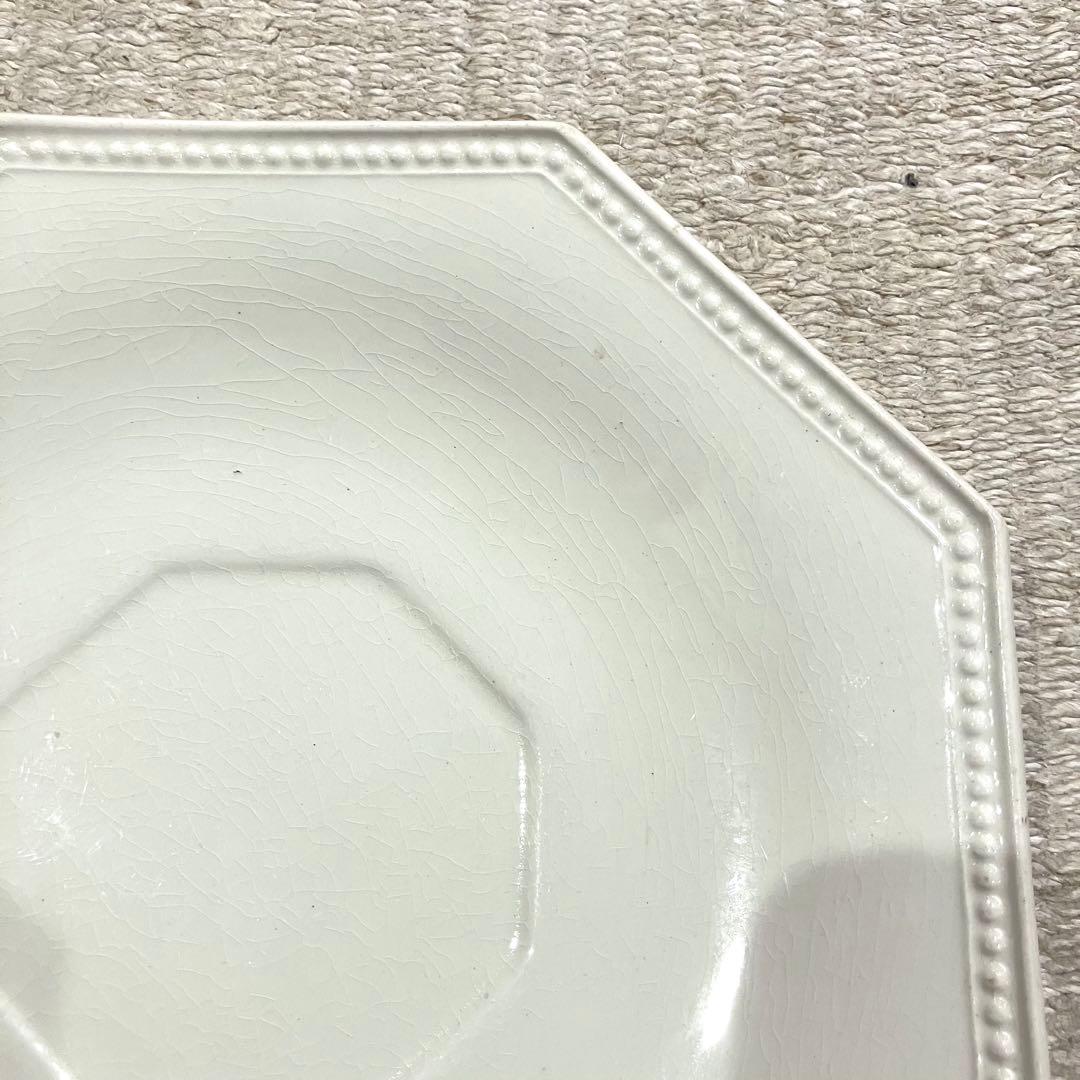 希少G＊クレイユ モントロー オクトゴナル ソーサー 皿 19cm アンティーク