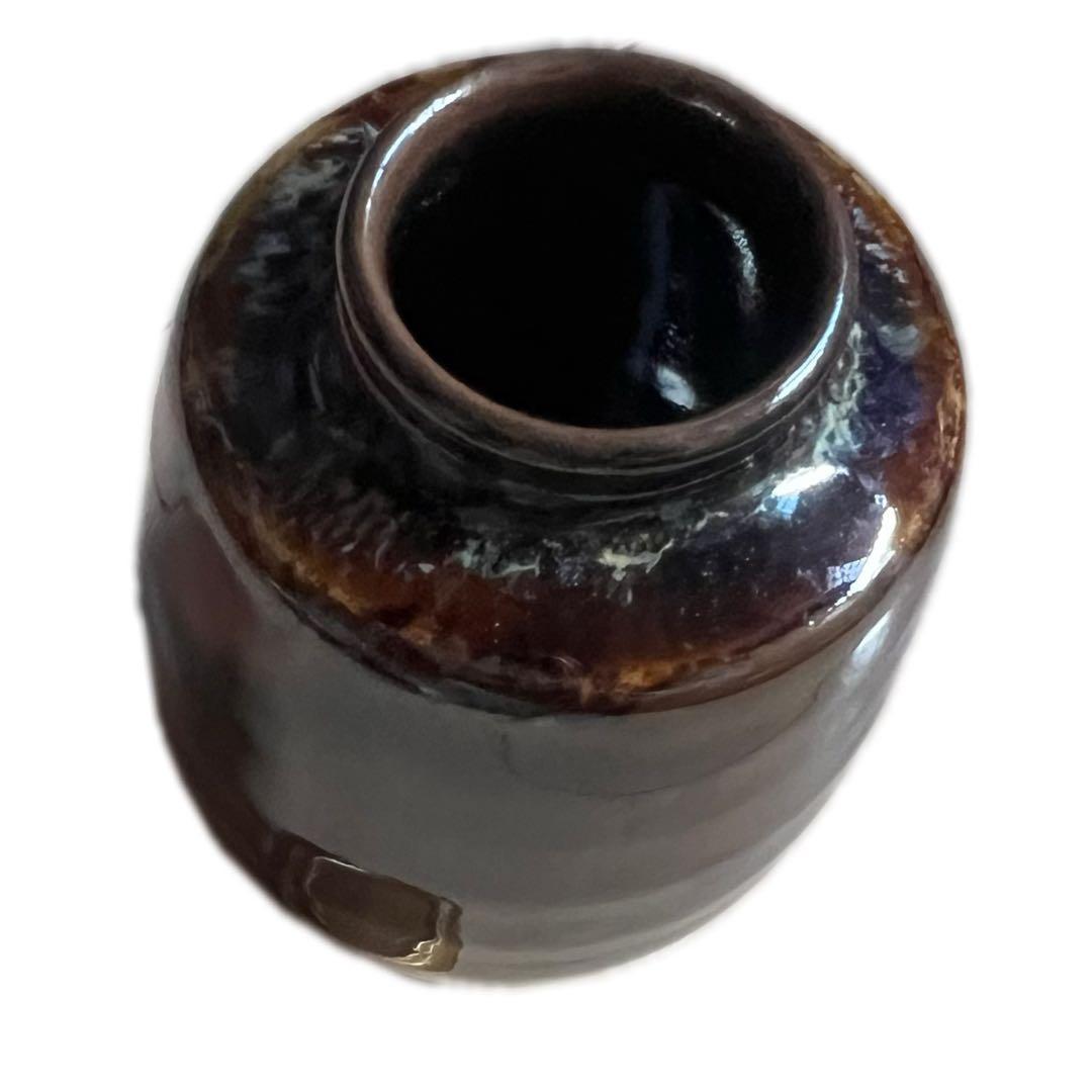茶道具 京焼　清水焼　桶谷定一作　茶入　仕覆付　共箱