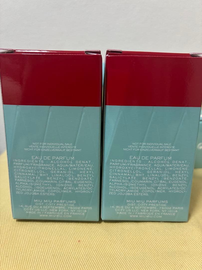 【整理中さま専用】Miu Miu 香水 7.5mlミニボトル4本セット