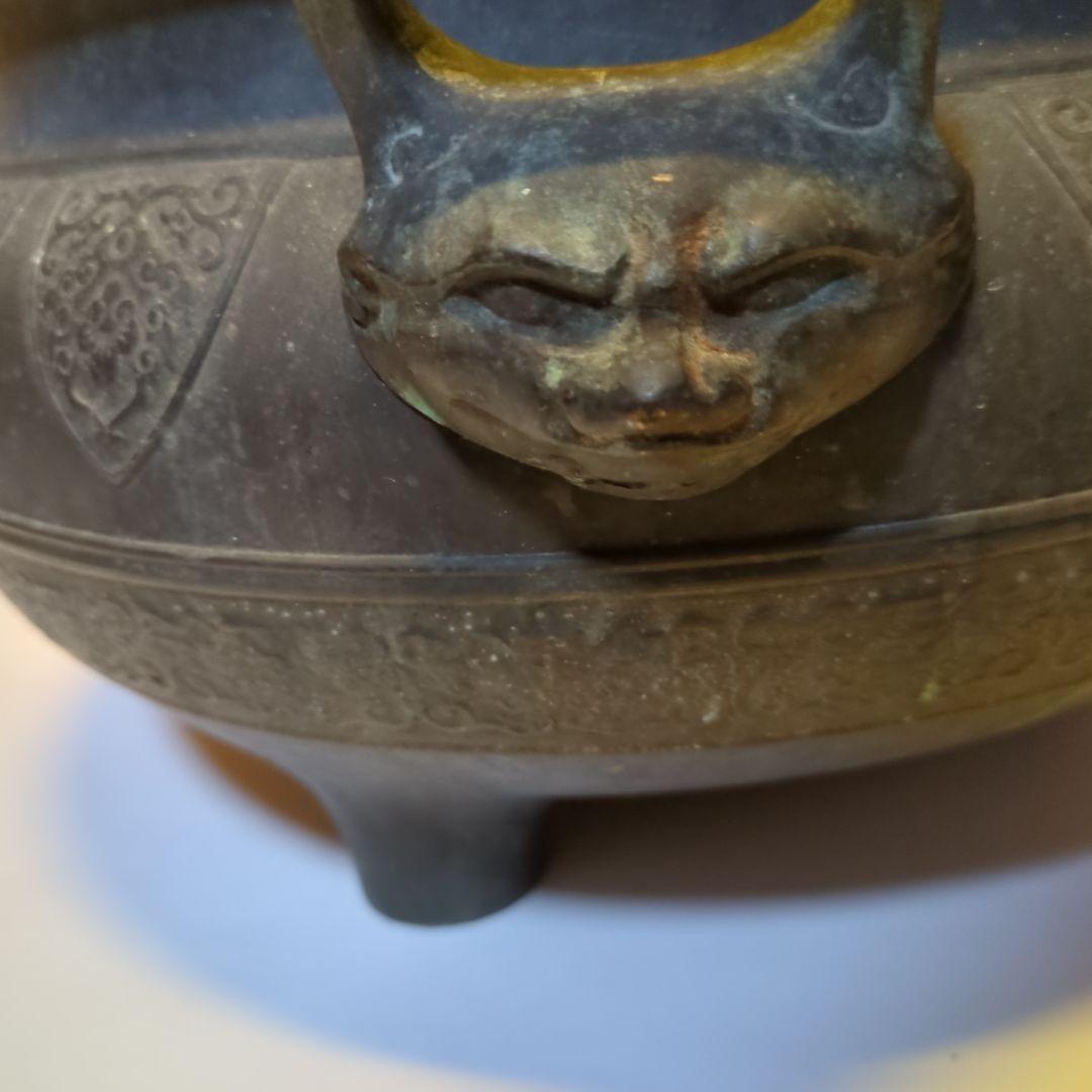 火鉢？　香炉？　金属製　銅製？　アンティーク