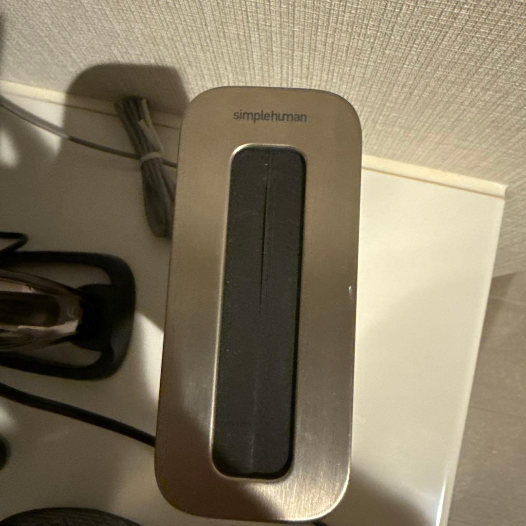 【simplehuman】クリーンステーション ホワイトステンレス　中古