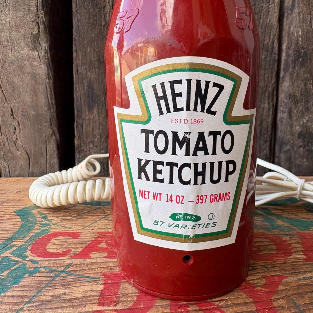 【1980s vintage】HEINZ ハインツ ケチャップ 電話　ビンテージ