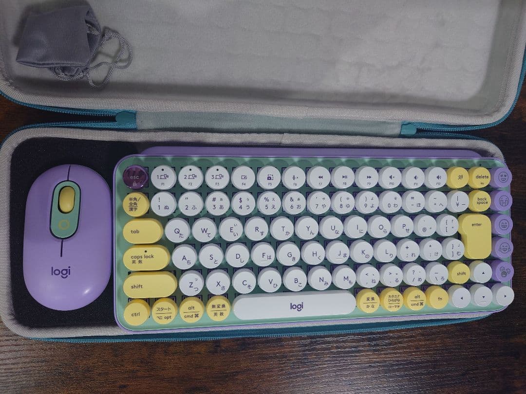 LOGICOOL POP KEYS キーボード・マウス・ケースセット