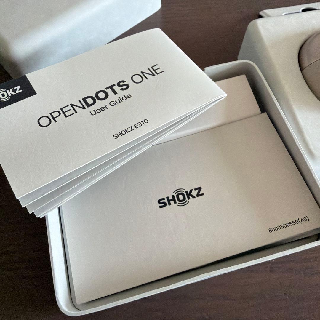 SHOKZ OPENDOTS ONE グレー ワイヤレスイヤホン イヤーカフ型