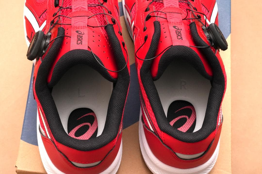アシックス ウィンジョブ CP219 BOA 安全靴 RED/WHITE