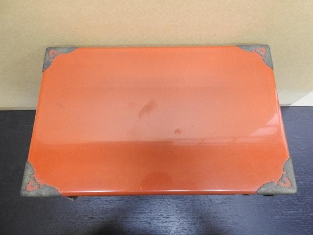 朱塗蒔絵引出箱　MA72