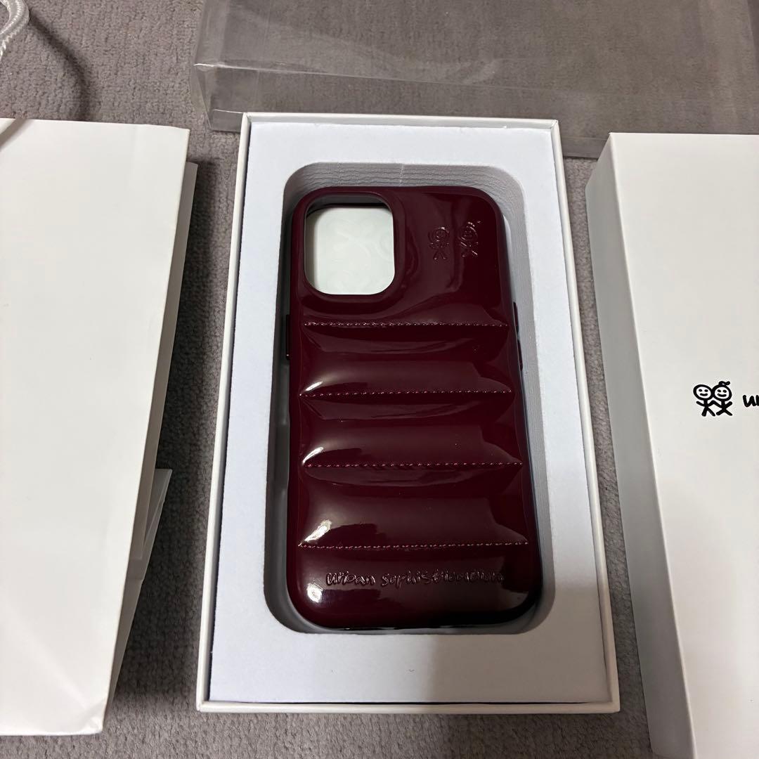 美品‼️ urban sophistication ダークチェリー　箱、ショッパー