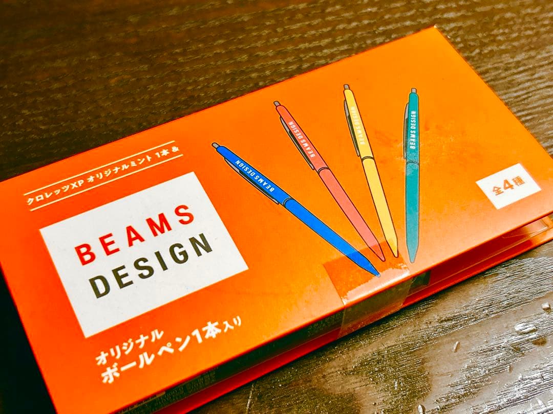 BEAMS DESINオリジナルボールペン+クロレッツXP10個セット+1個無料