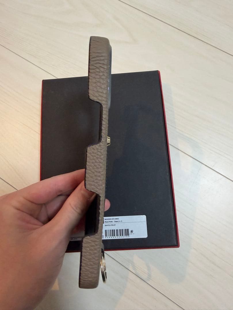 BONAVENTURA レザー iPhone17ProMAXケース エトープ