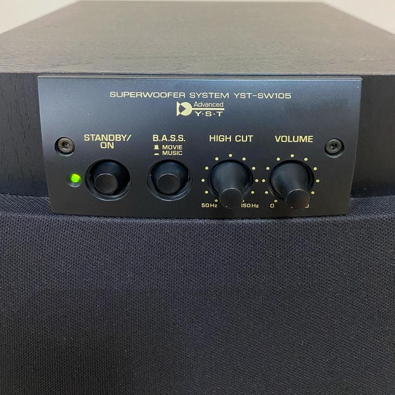 YAMAHA ヤマハ YST-SW105 サブウーファーシステム ブラック