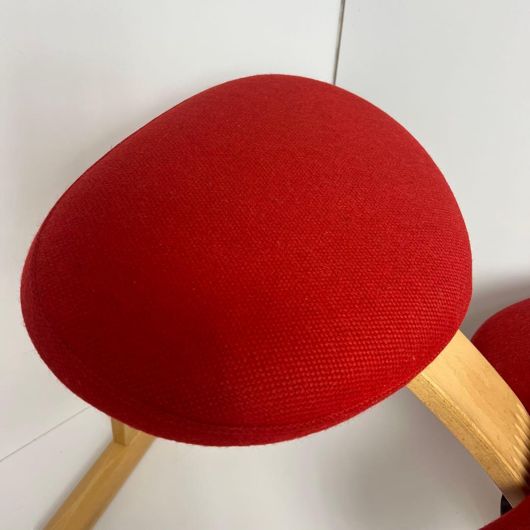 バランスラボ バランスチェア バランスイージー レッド 中古品 サカモトハウス