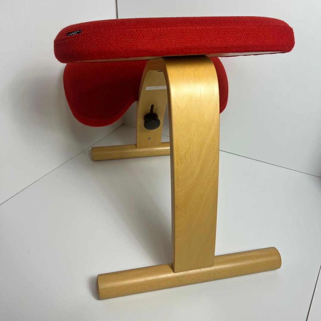 バランスラボ バランスチェア バランスイージー レッド 中古品 サカモトハウス