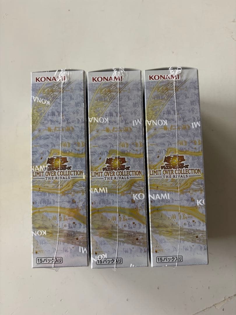 遊戯王　リミットオーバーコレクションザライバルズ　3box シュリンク付き