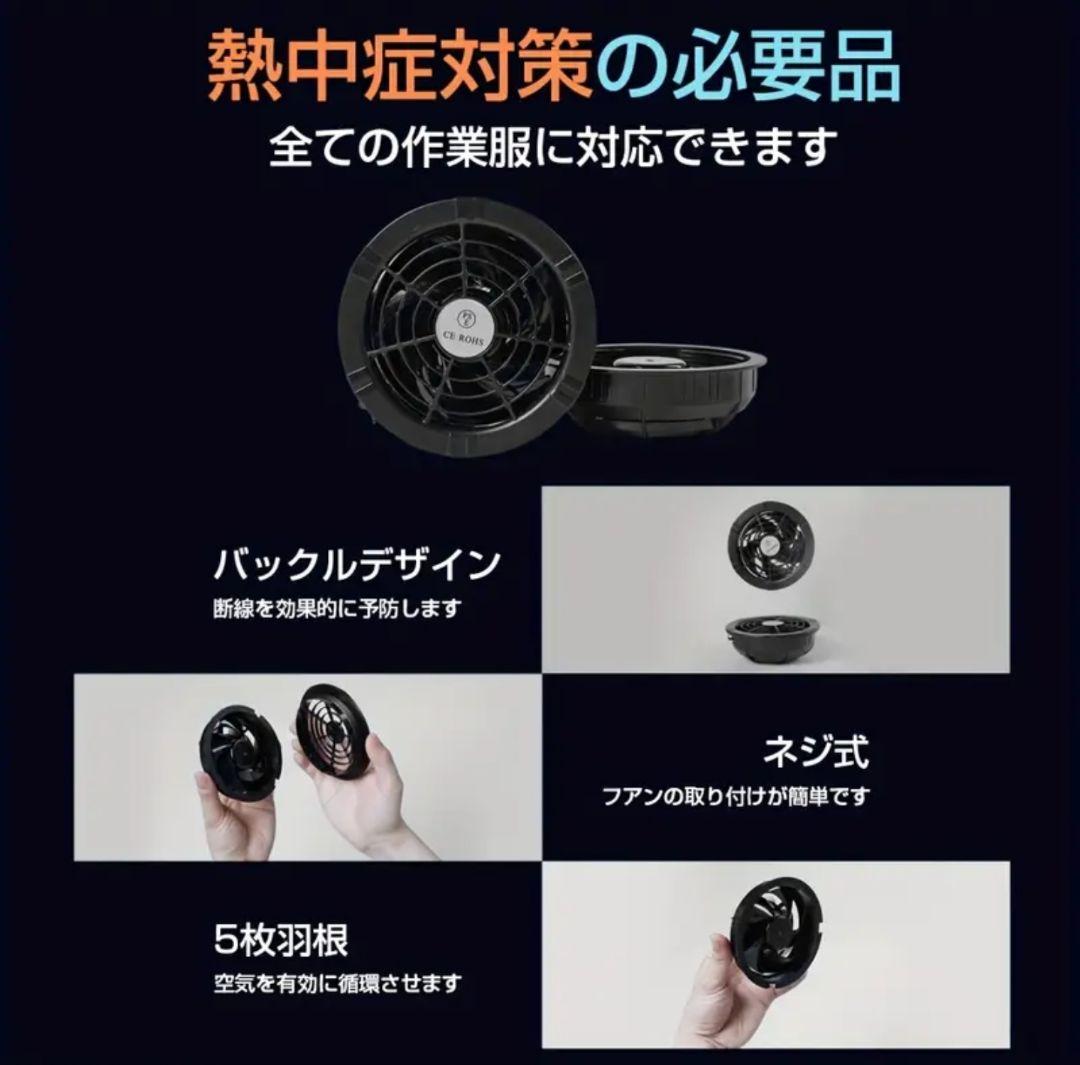ファンバッテリーセット 40V超高出力 30000mAh