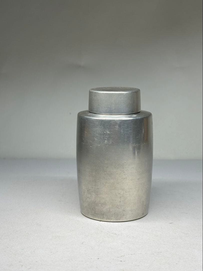 煎茶道具 「盛源堂造」錫製茶壺