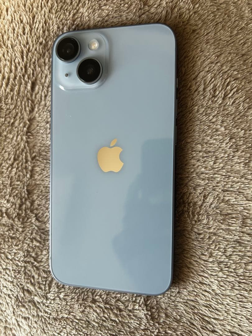 「美品」Apple iPhone 14 128GB 本体 青