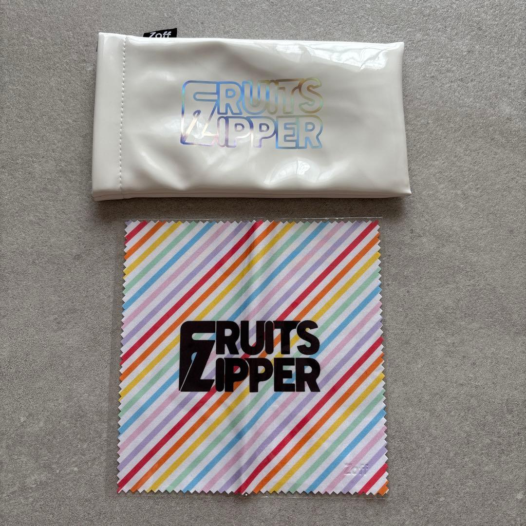zoff fruits zipper コラボメガネ 松本かれんモデル