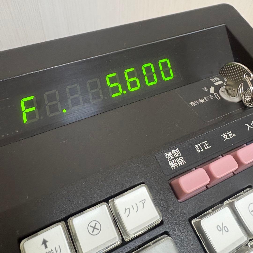 【美品 】SHARP レジスター XE-A107 ブラック　動作確認済