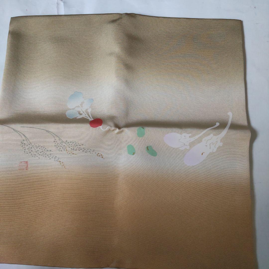 茶道用 帛紗 勅題「幸」 平成16年 蒸栗色 北村徳斉帛紗店 帛紗 富久紗 新品
