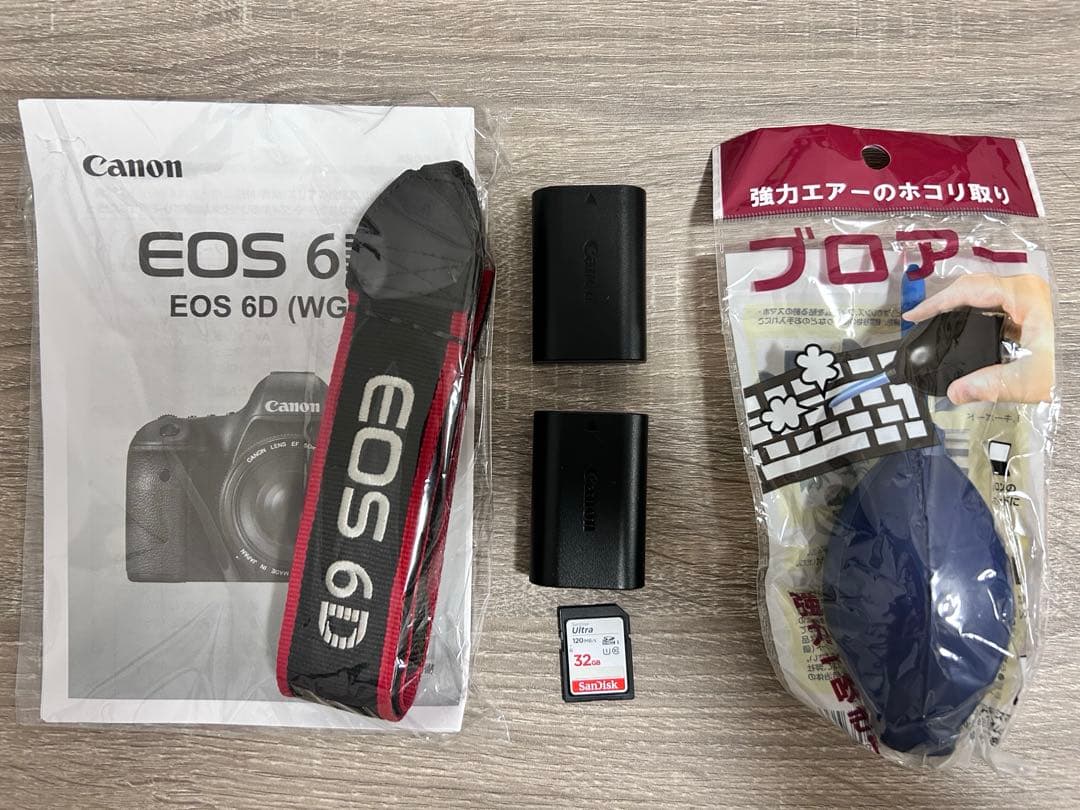 WiFi搭載 Canon EOS 6D＋EF50mmマクロ レンズセット
