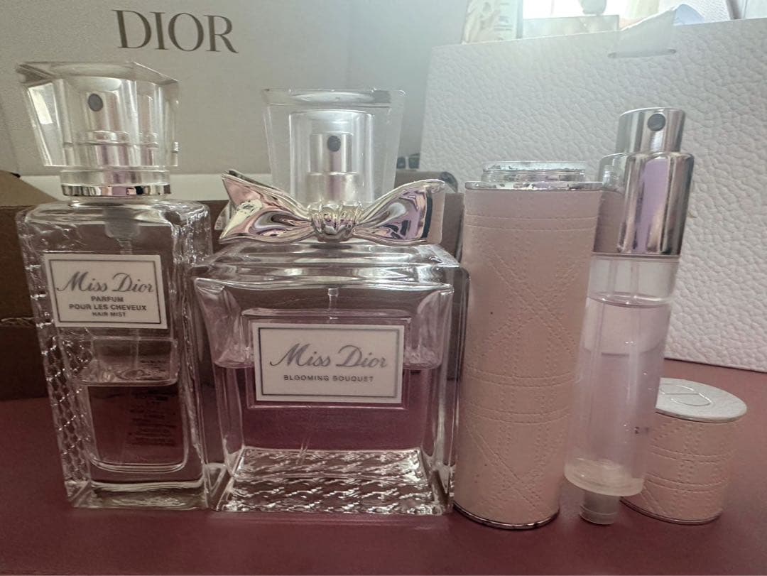 最終価格 Dior ブルーミングブーケ セット アトマイザー ヘアミスト 本体