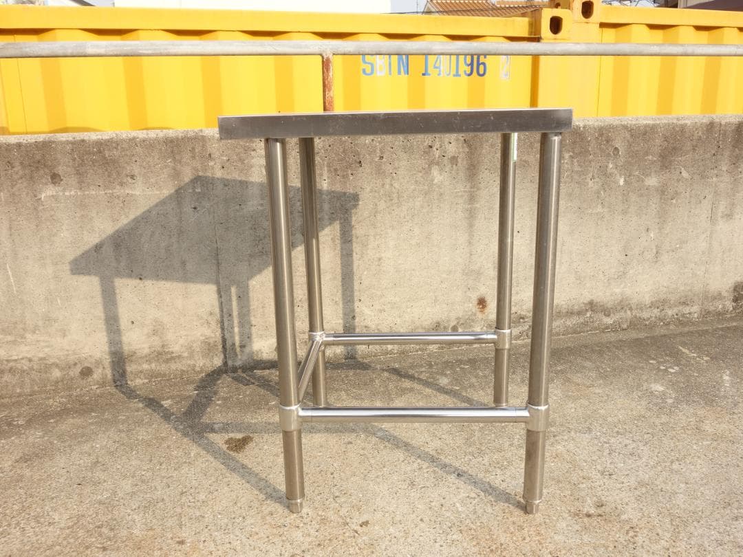 【中古】業務用 厨房 作業台 幅500×奥行600×高さ790 (Fe2048)