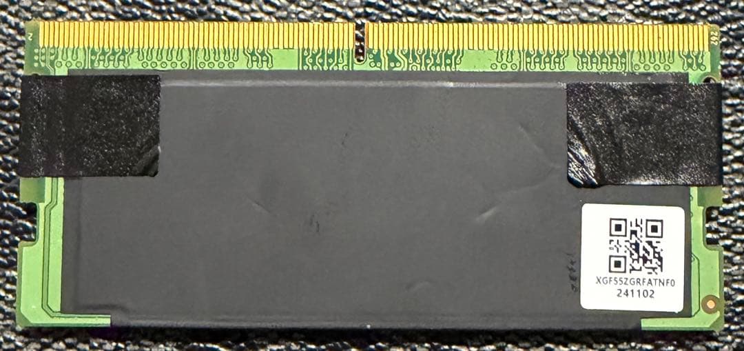 8GB Samsung DDR5メモリ SO-DIMM PC5-5600