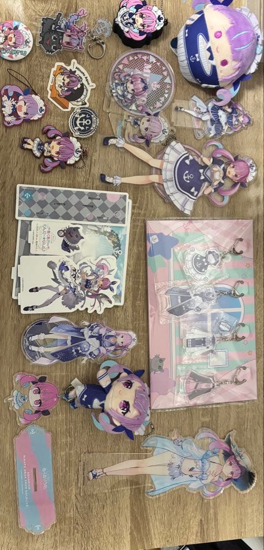 ホロライブ 湊あくあ、百鬼あやめ、その他 グッズセット