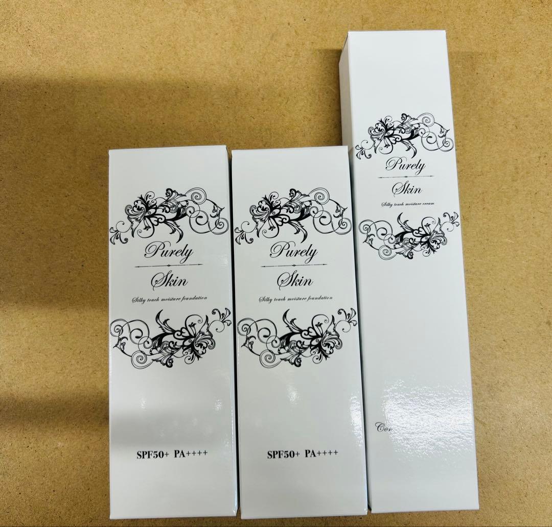 大幅値下げ❣️ピュアリースキン リキッドファンデ2本 計3本セットお買い得、