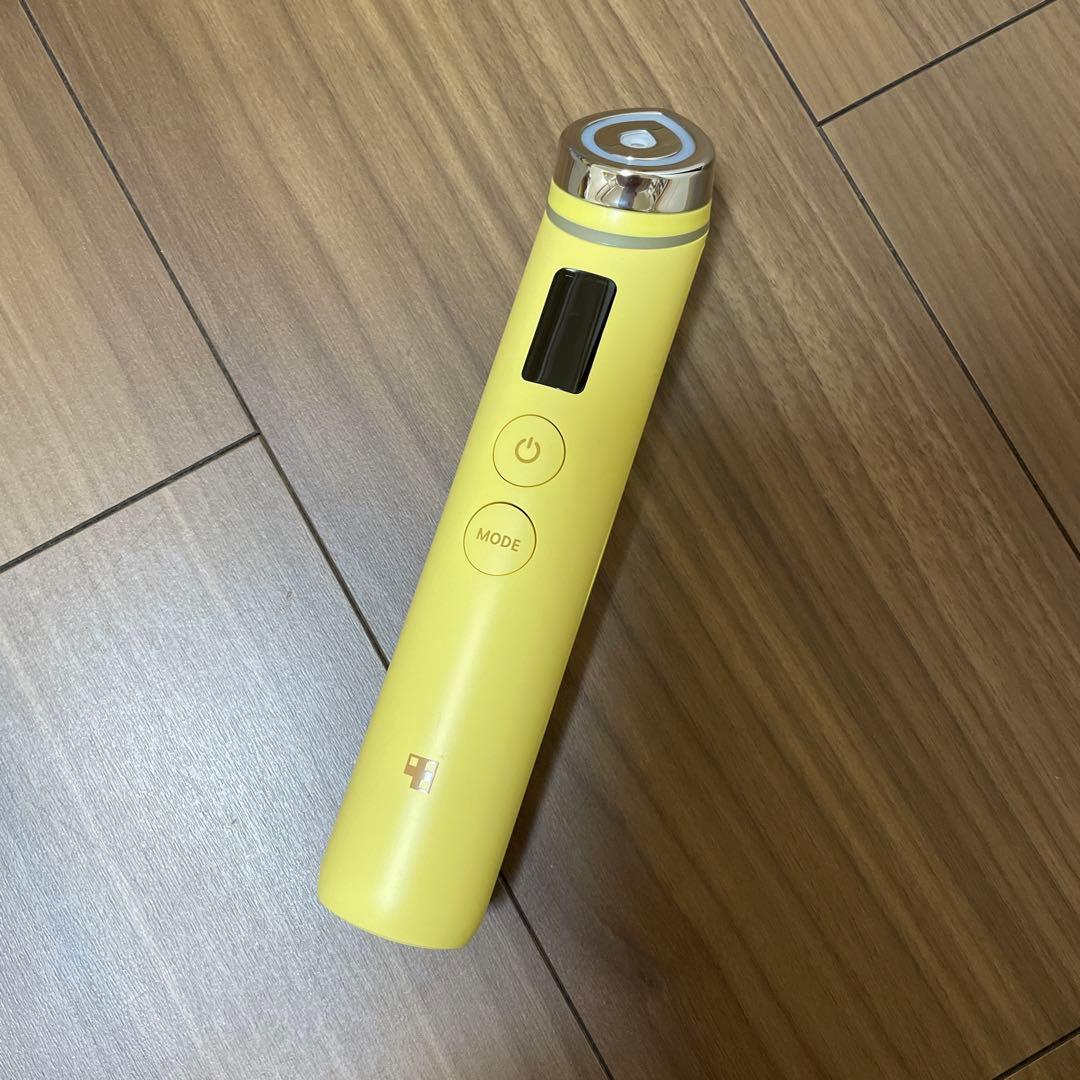 イエロー美顔器 複数モード付き