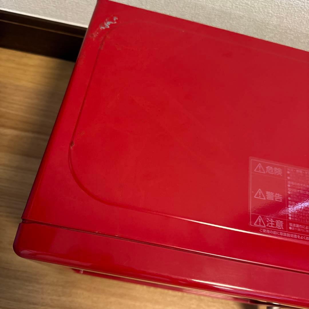 アイリスオーヤマ 電子レンジ 赤 レッド ricopa IMB-RT17-R