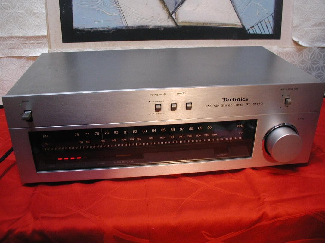 ★Technics ST-8044G、FM/AMチューナー。 動作良好です。★