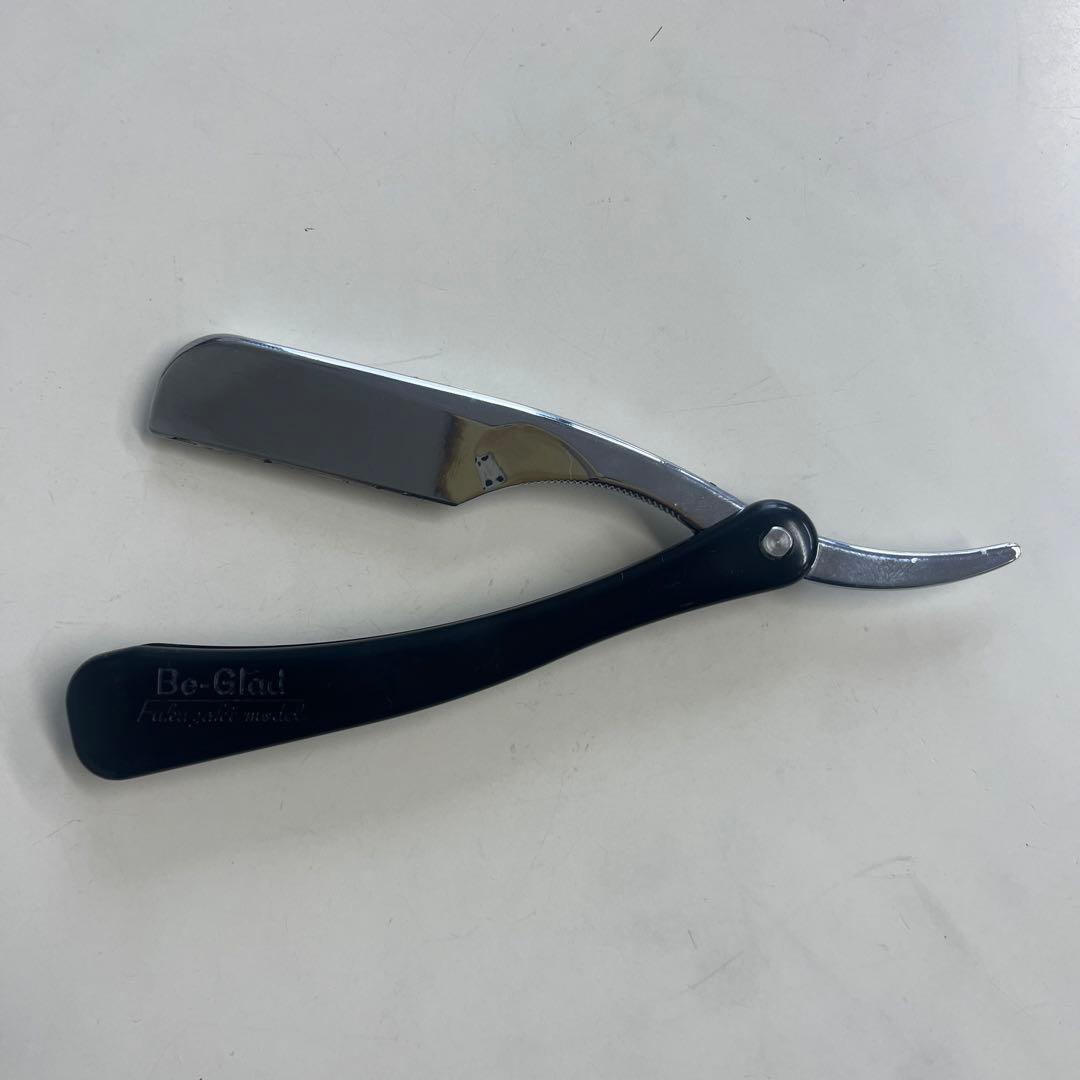 ビーグラッド レザータイプ 中古 剃刀 理容 生産終了品
