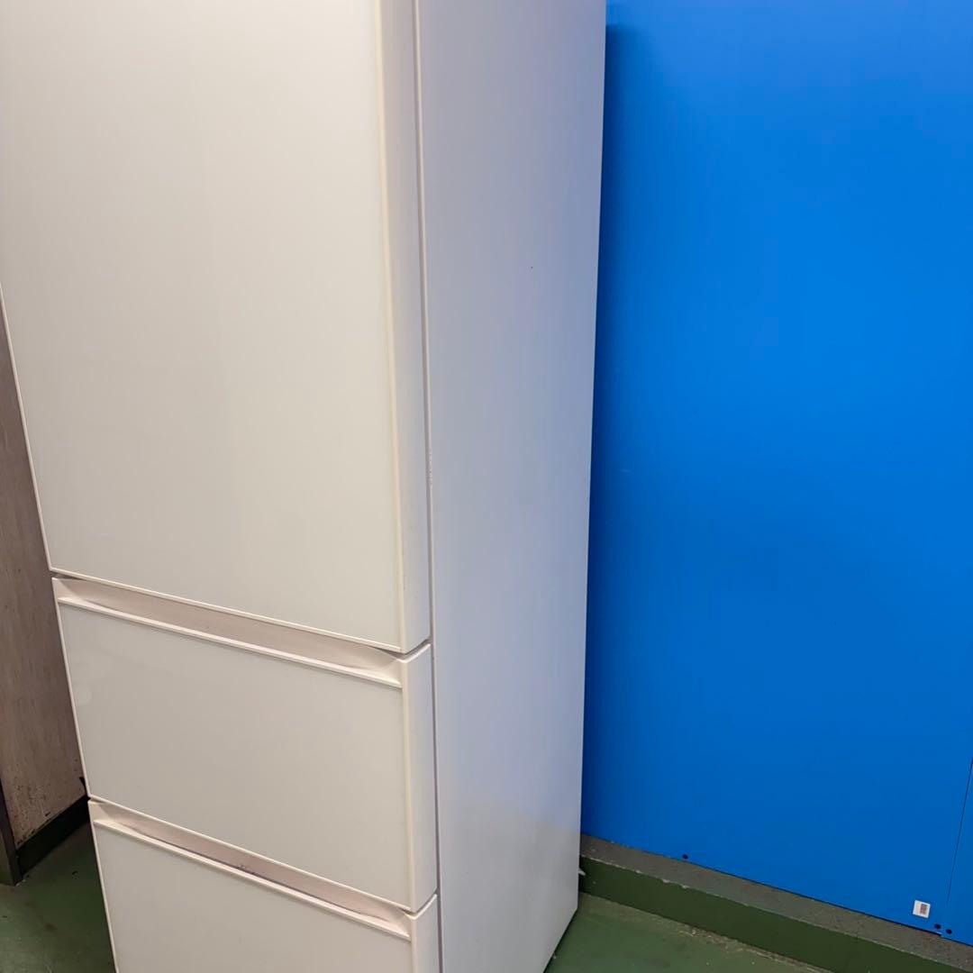 810 大人気3ドア　ガラストップ　冷蔵庫　大型　363L 左開き　自動製氷機付