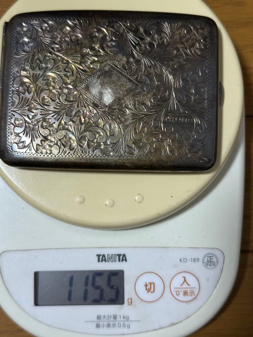 silver 950刻印　煙草入れ　シガレットケース