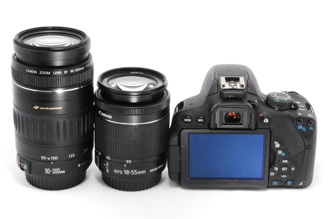 大人気⭐️Canon Kiss x7i ダブルレンズセット 超望遠レンズ付き