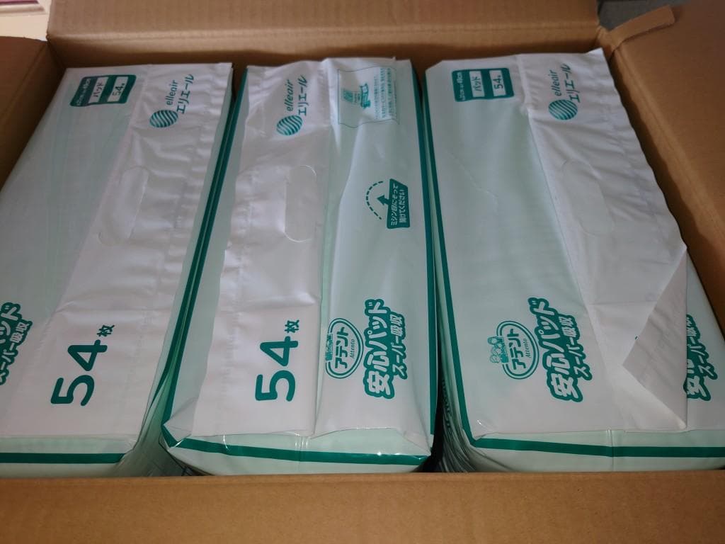 アテント 安心パッド スーパー吸収 54枚入り×6袋
