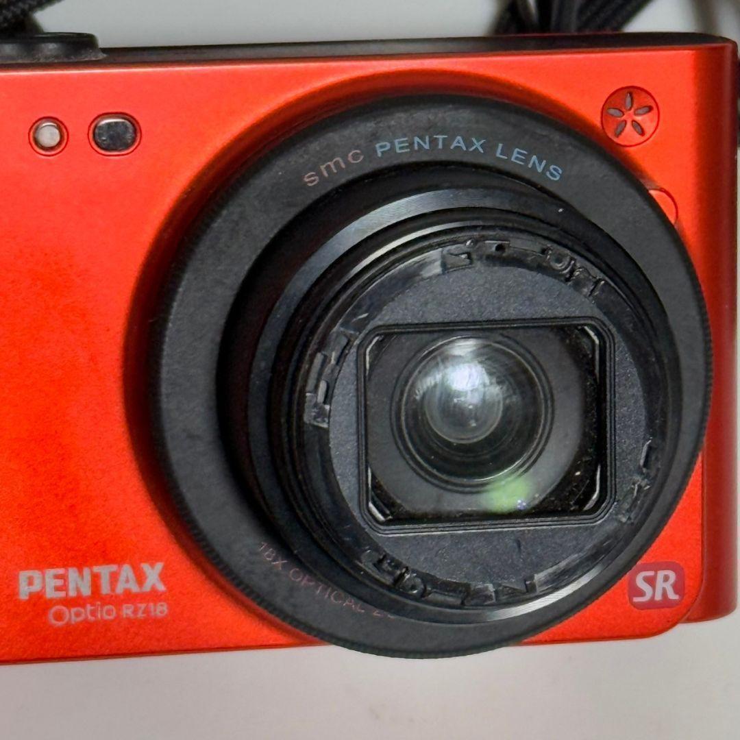 PENTAX デジタルカメラ Optio RZ18 メタリックオレンジ