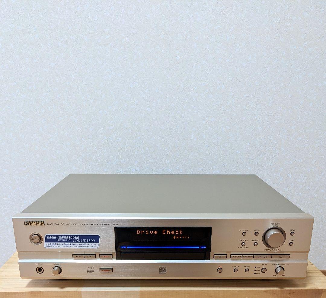 ジャンク YAMAHA CDR-HD1500 HDD/CDレコーダー 付属品あり